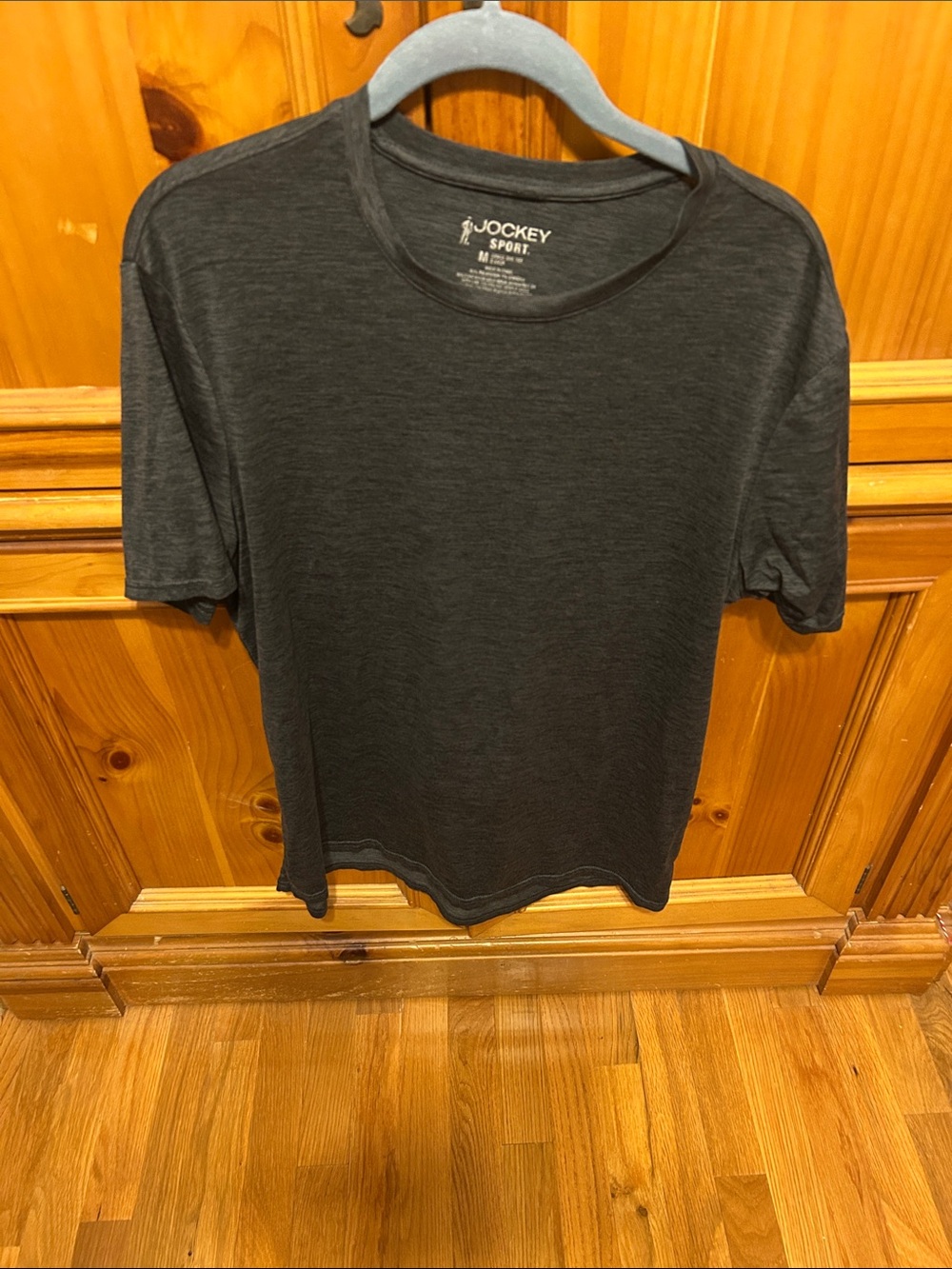 Jockey Charcoal Short Sleeve Crew Neck Tee